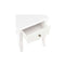 Nightstand White Solid Pine Wood