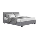 Nino Bed Frame Grey Fabric