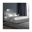 Nino Bed Frame Grey Fabric