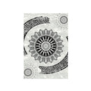 Non Shedding Boston Grey Round Rug