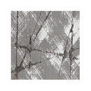 Non Shedding Lotus Grey Contemporary Rug