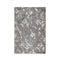 Non Shedding Lotus Grey Contemporary Rug