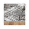 Non Shedding Lotus Grey Hallway Runner Contemporary Rug