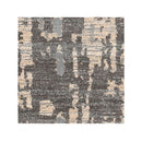 Non Shedding Lotus Light Grey Rug