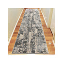 Non Shedding Lotus Light Grey Rug