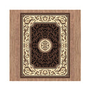 Non Shedding Ruby Brown Rug