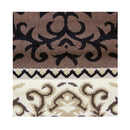 Non Shedding Ruby Brown Rug