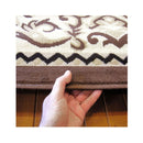 Non Shedding Ruby Brown Rug