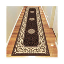 Non Shedding Ruby Brown Rug