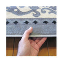 Non Shedding Ruby Grey Rug