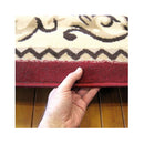 Non Shedding Ruby Red Rug