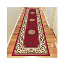 Non Shedding Ruby Red Rug