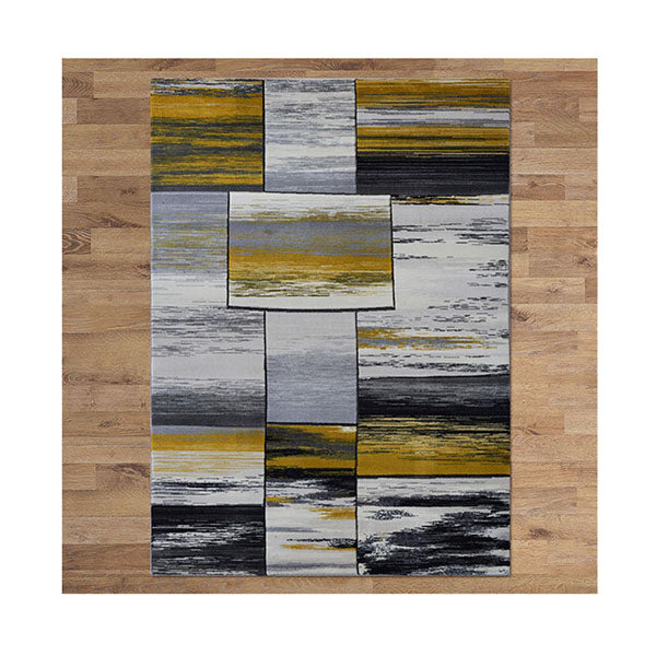 Non Shedding Sungate Gold Hallway Runner Rug