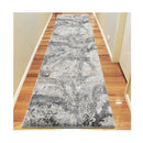 Non Shedding Urban Grey Hallway Runner Rug