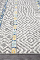Oasis Sabrina Blue Tribal Rug