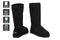 Outback Ugg Boots Long Classic - Premium Double Face Sheepskin (Black, Size 8M / 9W US)