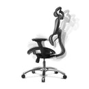 Executive Deluxe Office Chair Net High Back Home School Gaming Black