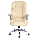 Pu Leather Executive Office Desk Chair - Beige
