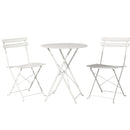 Outdoor Setting Bistro Set Table and Chairs Folding Patio Furniture