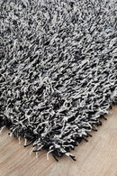 Orlando  Collection Black White Rug