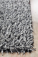 Orlando  Collection Black White Rug