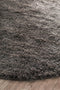 Oslo Round Shag Ash Brown Rug