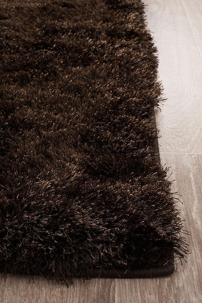 Oslo Shag Chocolate Rug