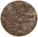 Oslo Round Shag Latte Rug