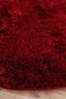 Oslo Round Shag Red Rug