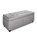 Faux Ottoman Storage Foot Stool Large