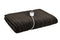 Ovela Washable Plush Electric Heated Throw Blanket (160cm x 130cm, Dark Chocolate)