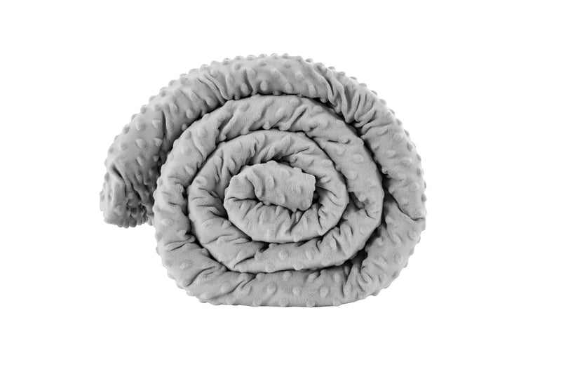 Ovela Mink Dot Weighted Cotton Blanket (9KG, Silver)