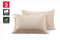 Ovela Set of 2 Mulberry Silk Pillowcases (Champagne)