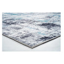 Ocean Blue Plush Rug