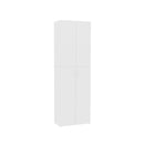 Office Cabinet White 60X32X190 Cm Chipboard