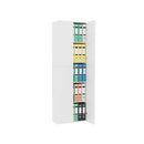 Office Cabinet White 60X32X190 Cm Chipboard