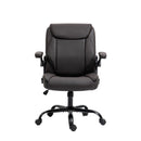 Office Chair Leather Computer Desk Chairs Executive Gaming Study