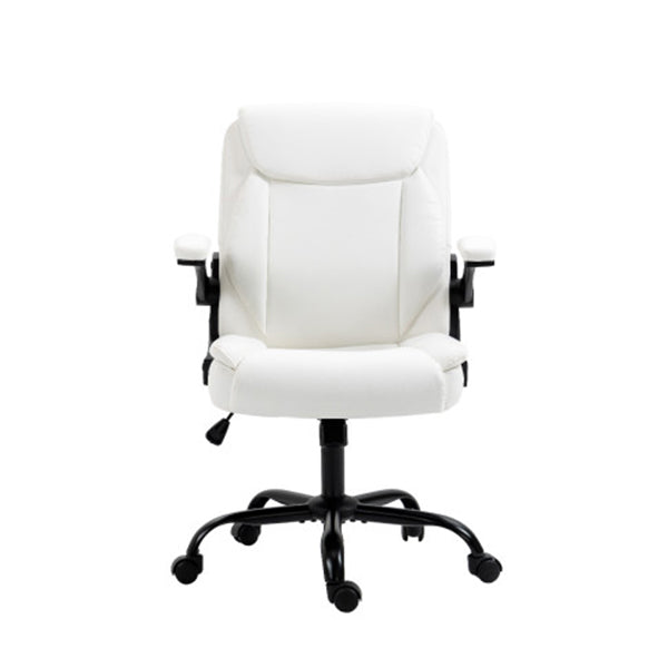 Office Chair Leather Computer Desk Chairs Executive Gaming Study