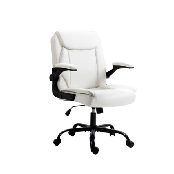 Office Chair Leather Computer Desk Chairs Executive Gaming Study