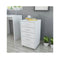 Office Drawer Unit With Castors 5 Drawers White