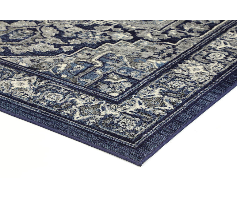 Old World Traditional Navy Rug