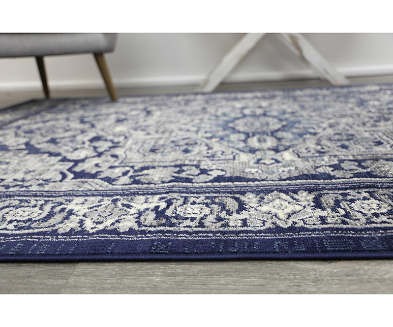 Old World Traditional Navy Rug