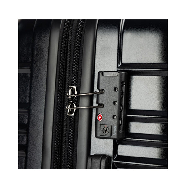Noctis Suitcase 24In Hard Shell Abs Pc Stygian Black