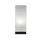 Paro Square On Off Touch Lamp Brushed Chrome And Matt Opal