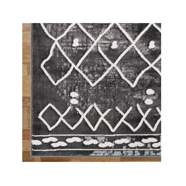 Opera Dark Grey Contemporary Rug