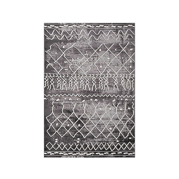 Opera Dark Grey Contemporary Rug