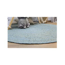 Organica Blue Flatweave Jute Rug