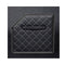 Leather Car Boot Foldable Organizer Box Black With White Stitch