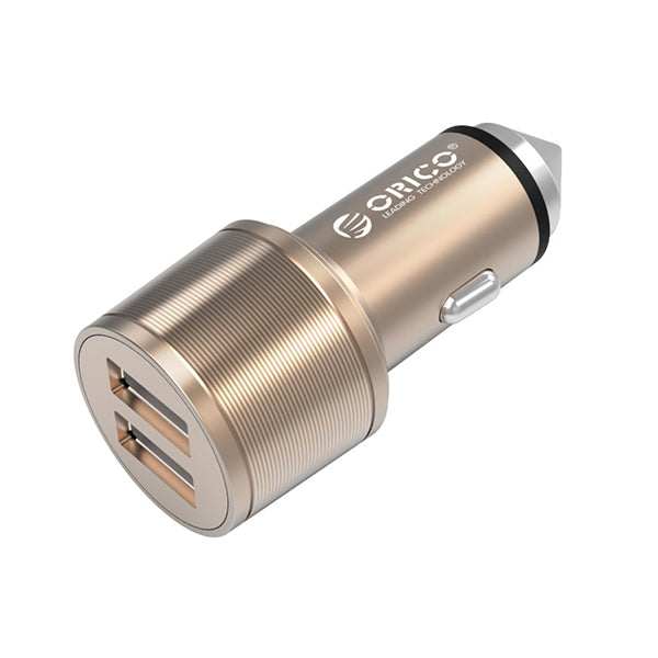 Orico Dual Usb Car Charger Gold