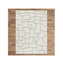 Orlando Cream Hallway Runner Non Shedding Rug